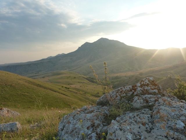 Эчкедаг на закате 