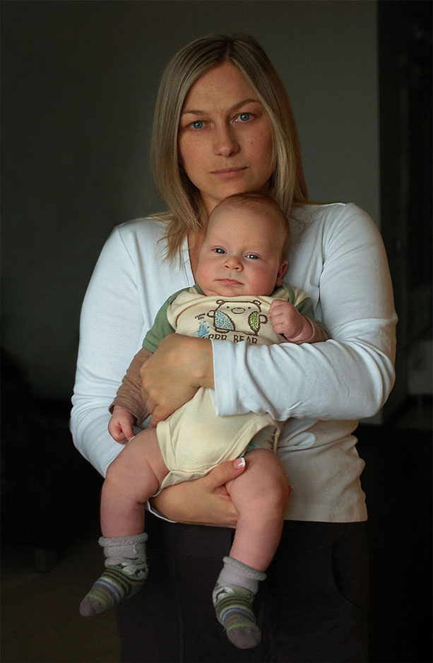 Лена и Платон Портрет, женский, дети, ребенок, грудничок, мать, мама, пара, любовь
