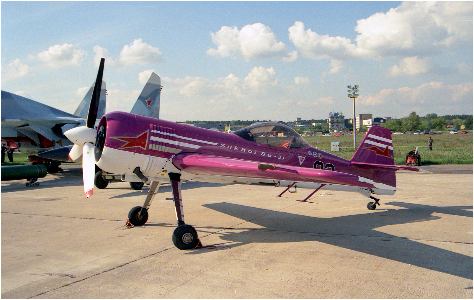 Су-31 Су-31 авиация самолет стоянка Жуковский 1999