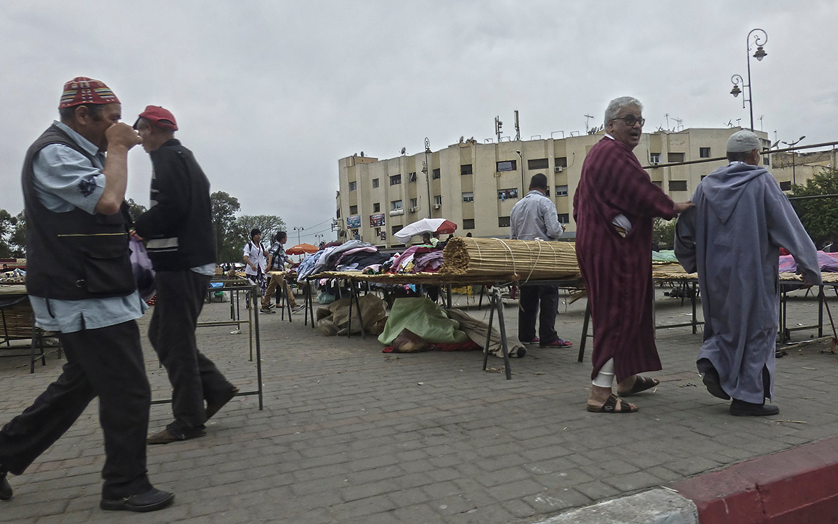 регулярная жизнь на рынке в Фесе Марокко Morocco Фес Fez рынок регулярная жизнь
