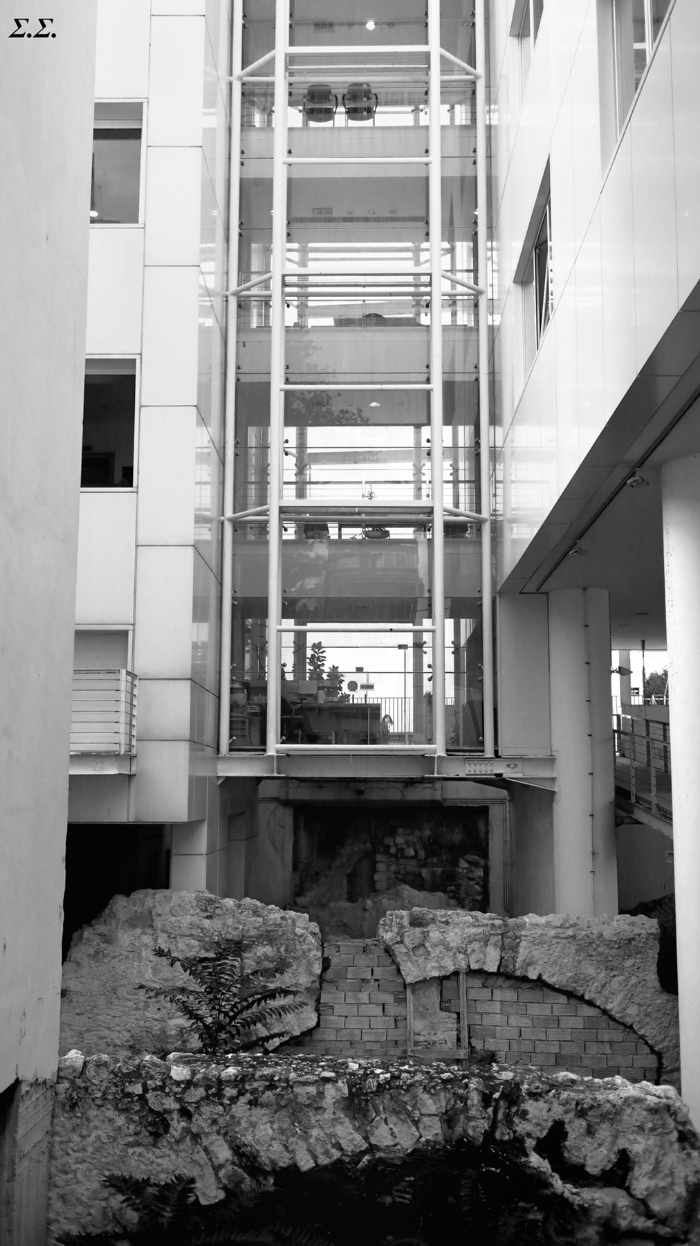OLD RUINS AND MODERN RUINS 