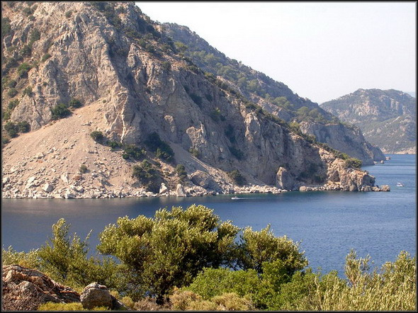 *** гора турция море