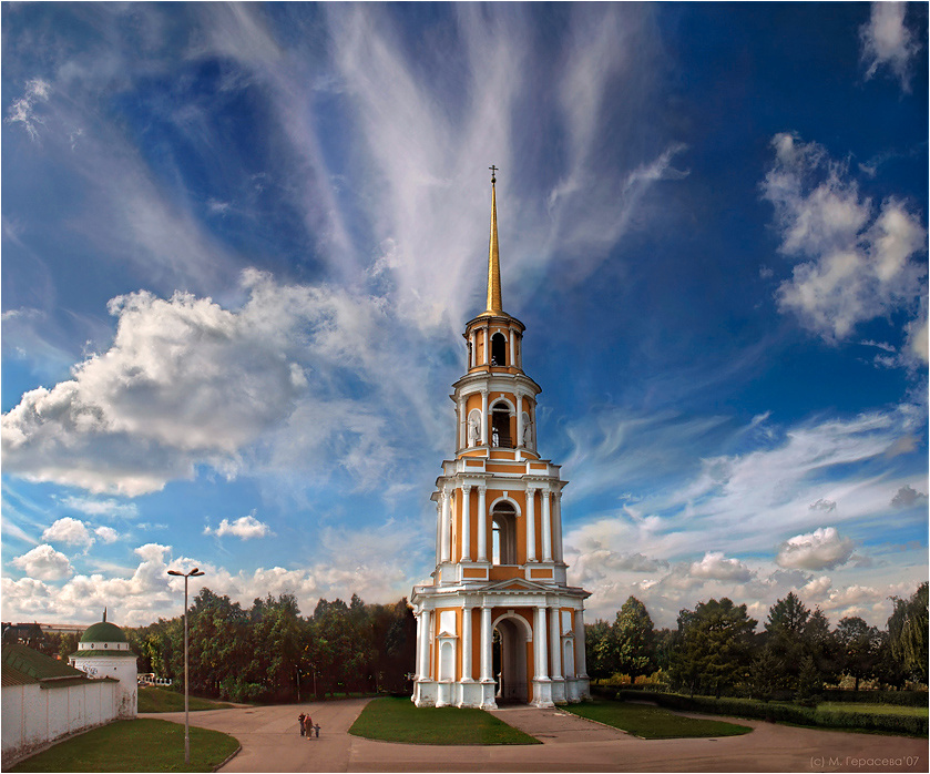 Это просто небо... небо над Рязанским Кремлем
