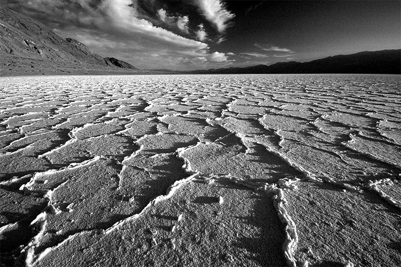 Соль земли Bad Water, Death Valley, California