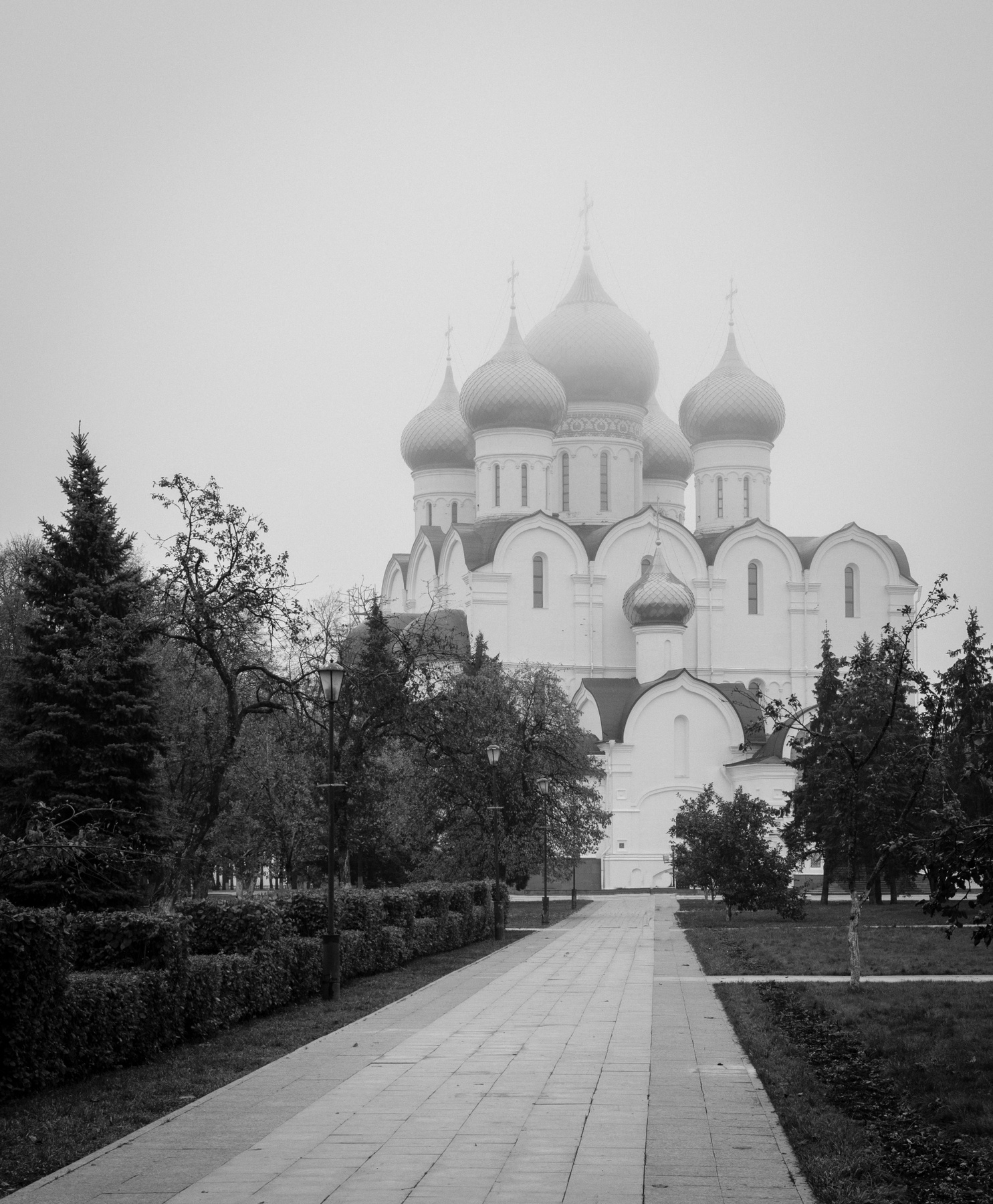 *** Ярославль Успенский собор церковь туман