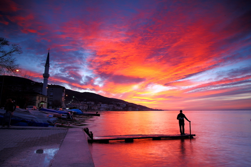 sunset canon 5D sunset turkey kocaeli 