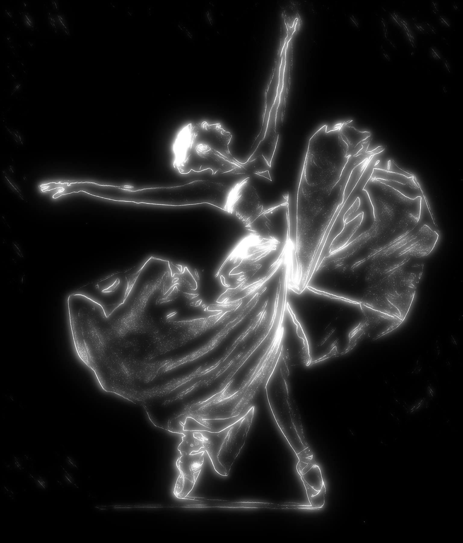 digitally generated pseudo solarization 