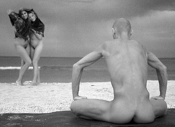 Йоги и фотографы (3) небо море йога
