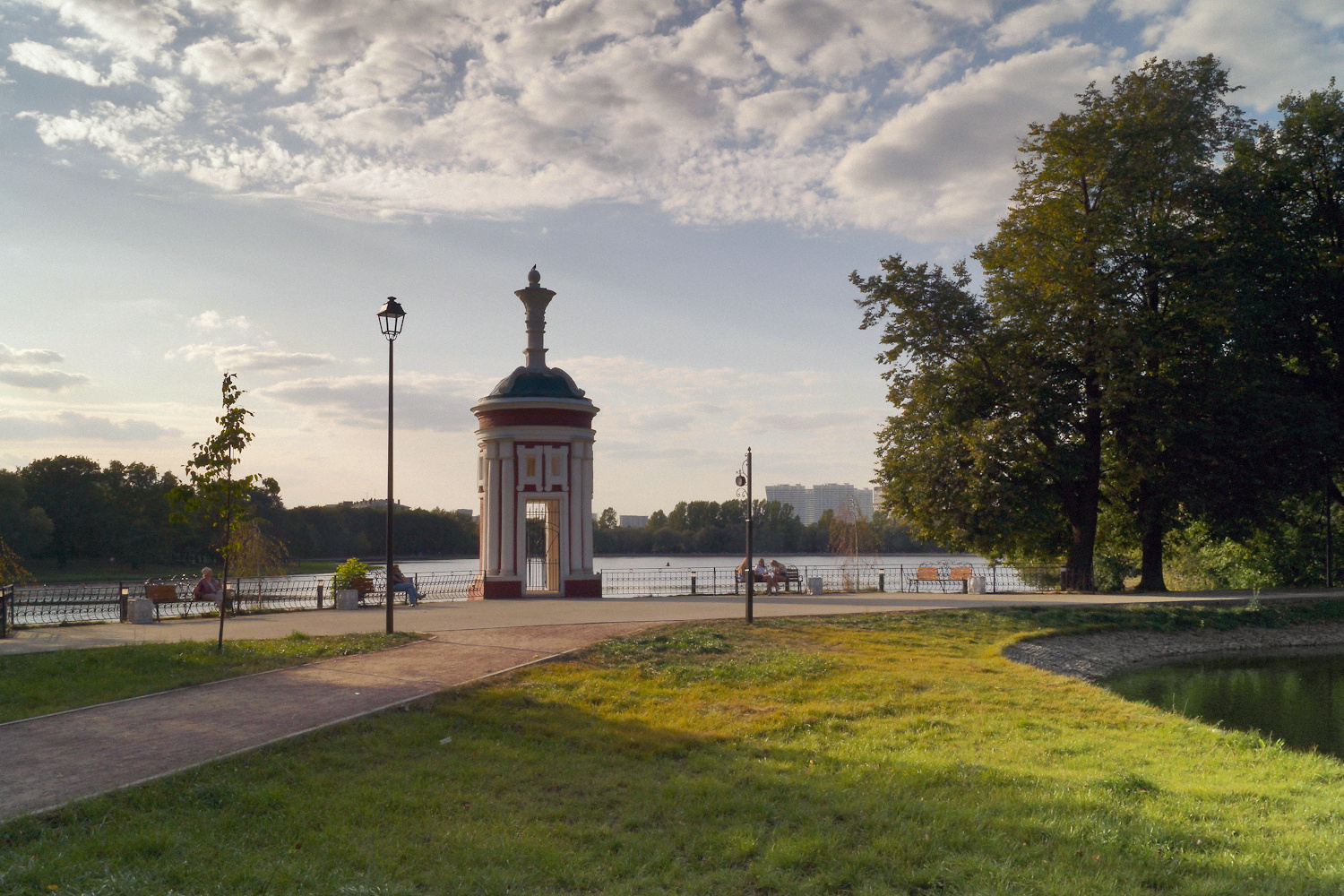 Вечер в Михалково Москва вечер парк Михалково