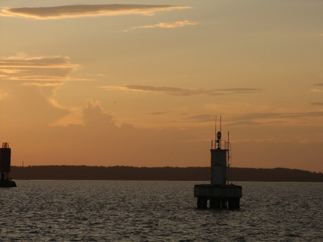 Вечернее спокойствие.. море, солнце, закат