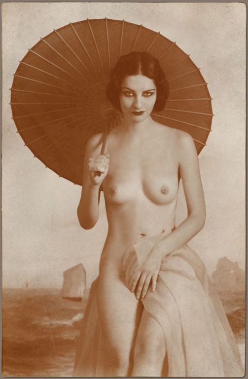 Предчувствие шторма. 1920-е старинная фотография открытка ретро