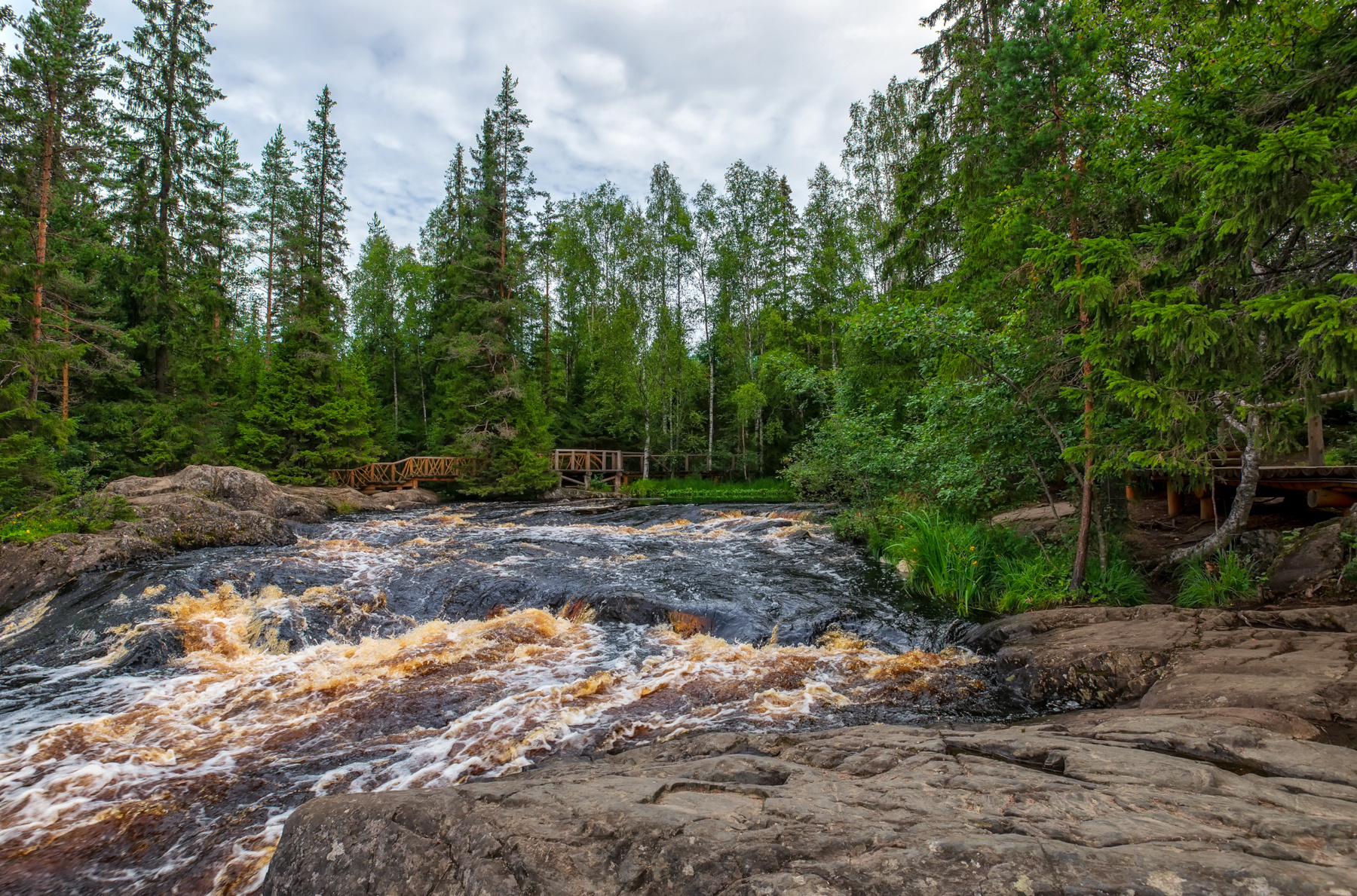 Водопады Ахинкоски. 