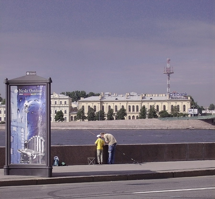 Питер, лето, набережная. 