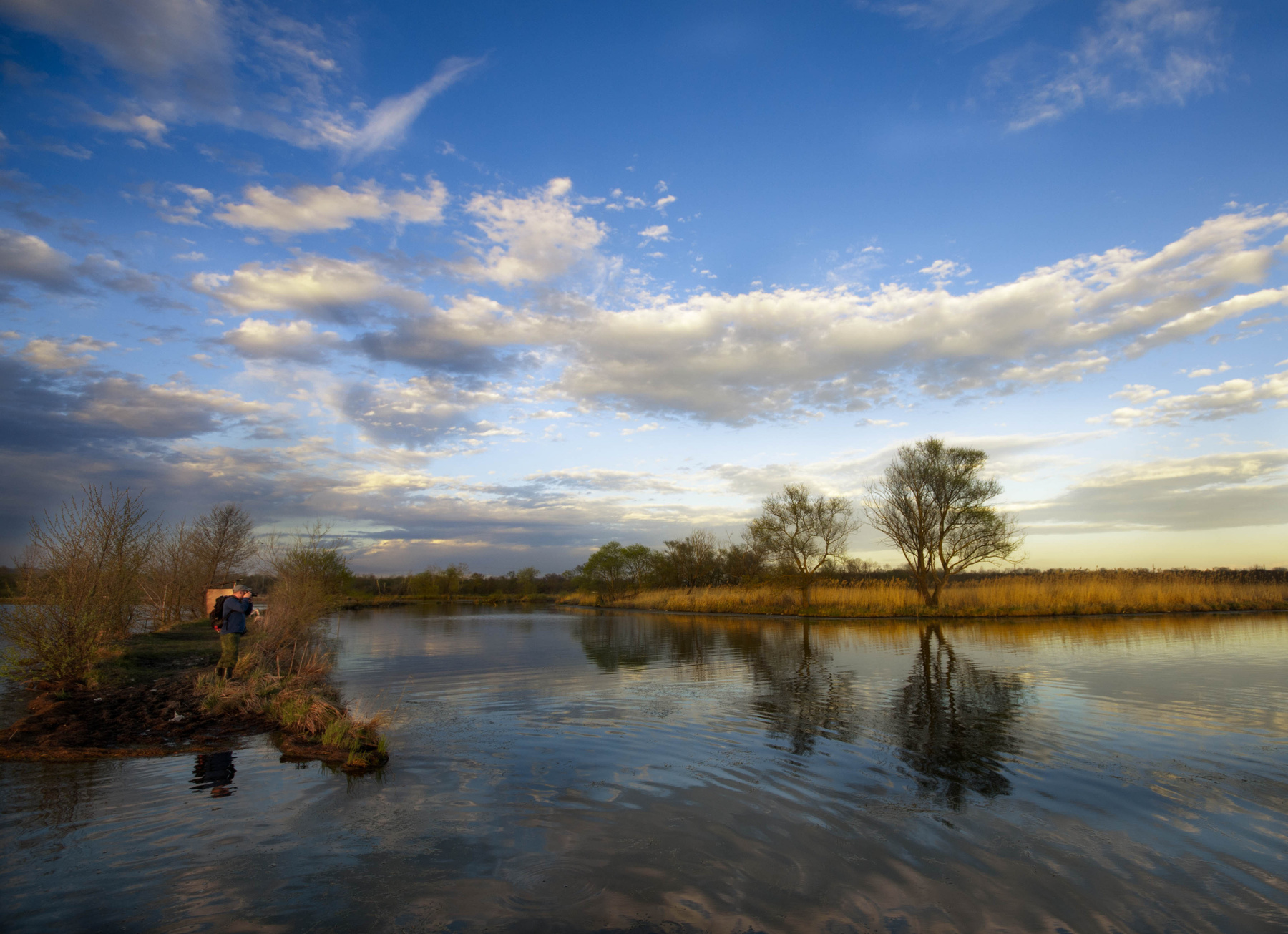 *** пейзаж облака озеро закат фотограф nikon