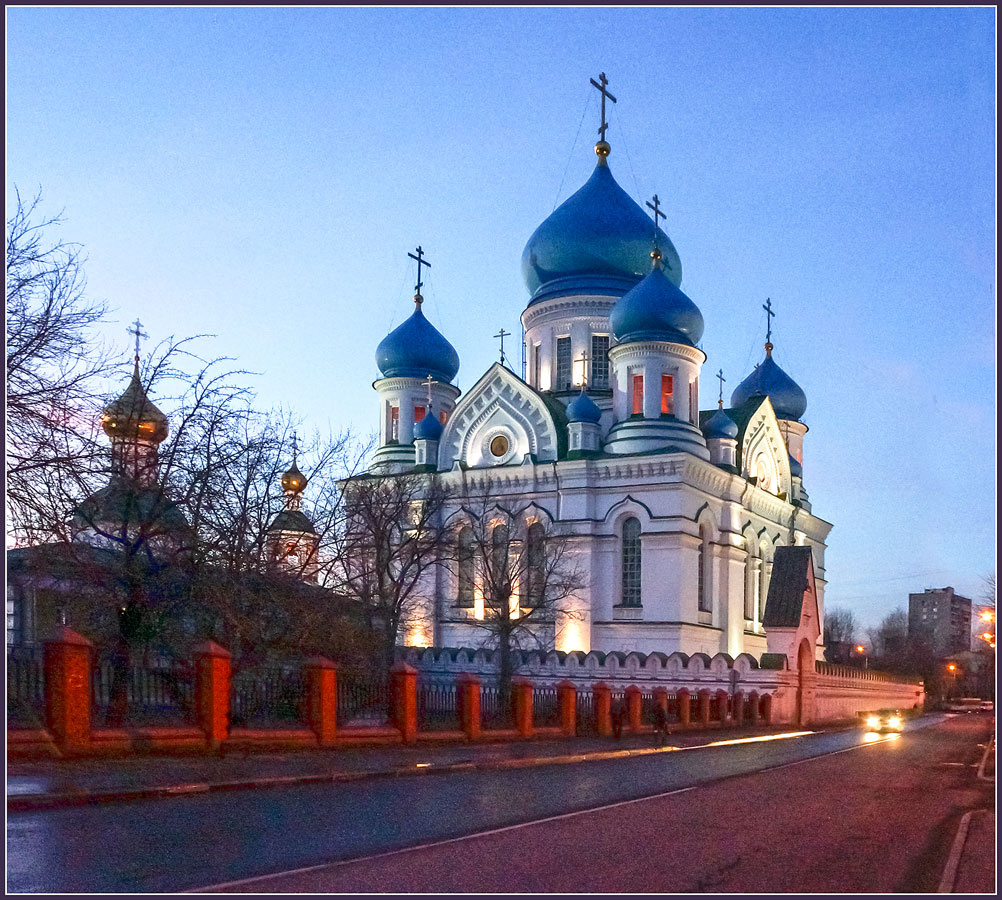 Николо-Перервинский монастырь.Вечер монастырь николо-перервинский вечер