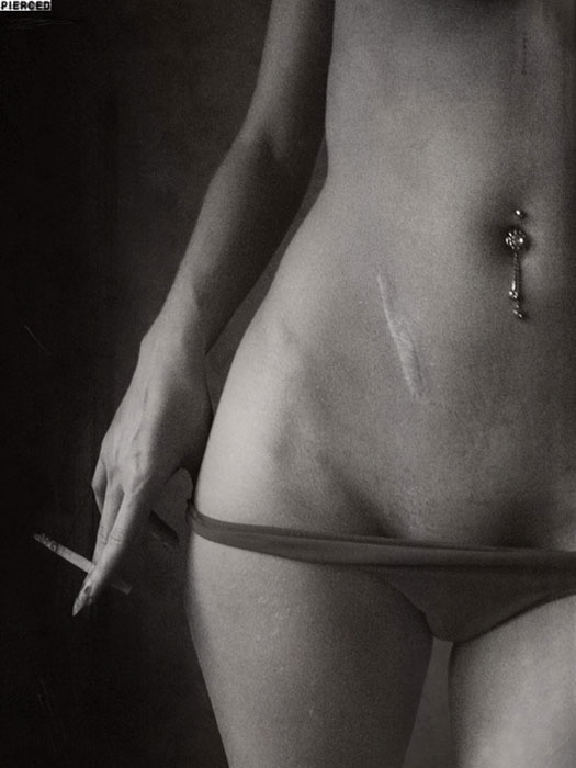 pierced pierced