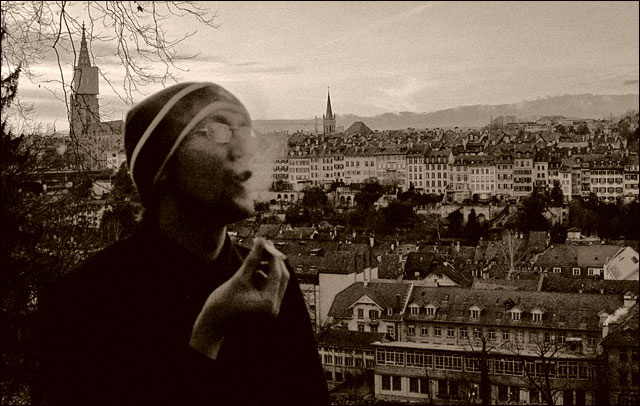 Я и Берн. Берн Швейцария автопортрет