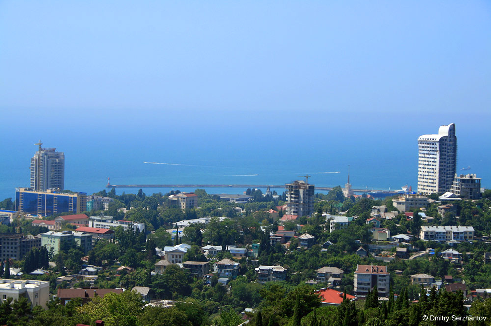 Табор уходит в небо Сочи вид сверху на море