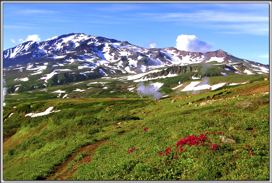 Горная дорога Камчатка
