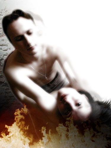 Flame in Air Dance... девушка эротика ню