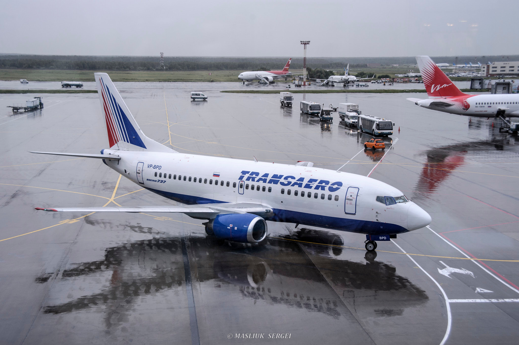 Transaero Airlines, Boeing 737-500, VP-BPD 