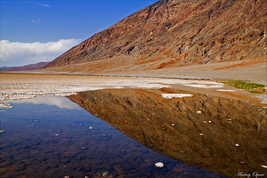 86 метров ниже уровня моря.... Bad Waters Death Valley California