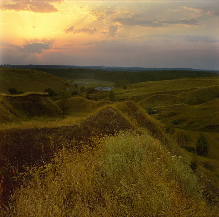 Голтовские горы Yashica 6x6 