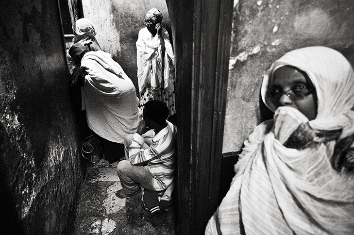 в церкви Ethiopian Easter