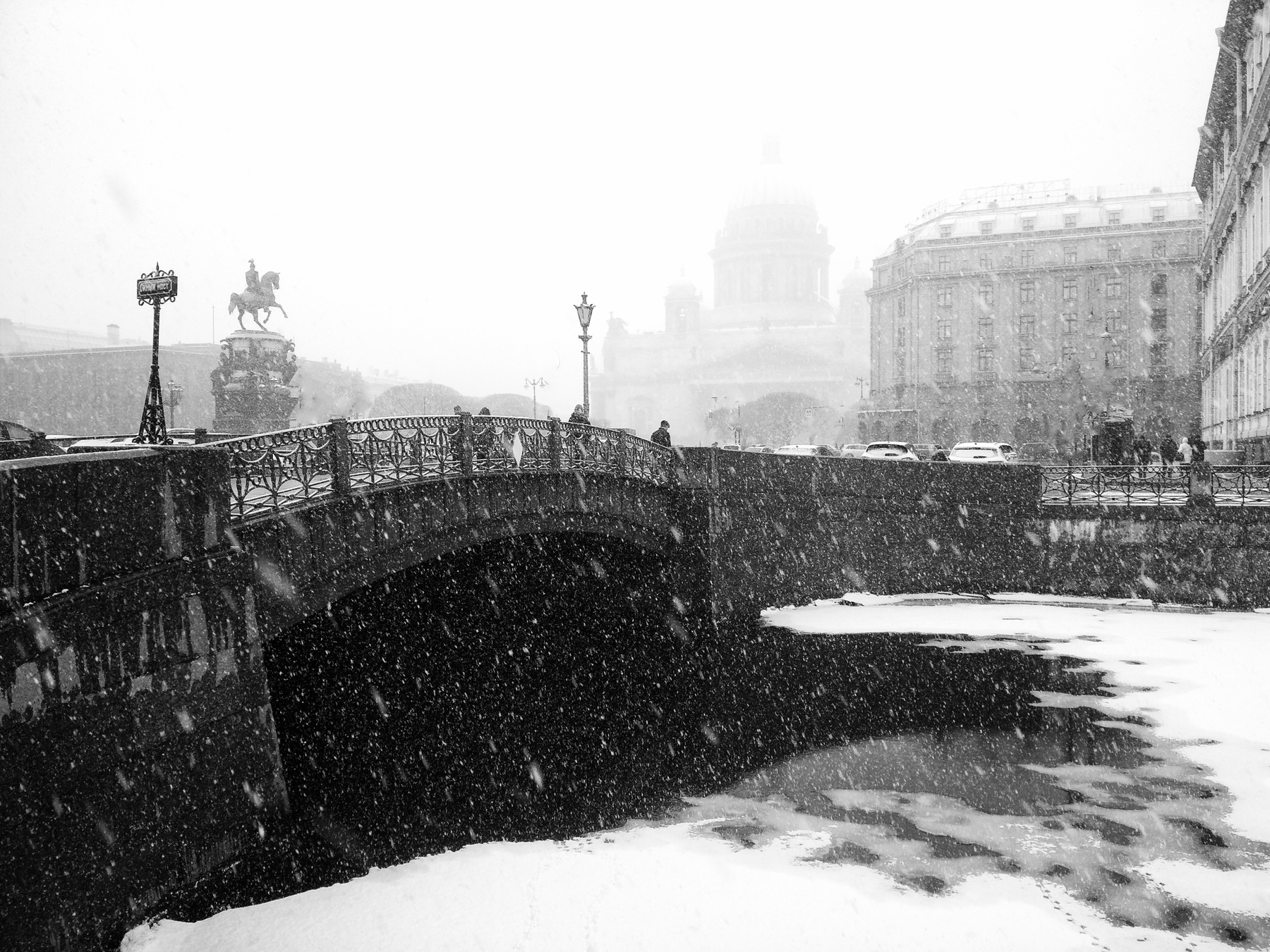 Апрельский снег Санкт-Петербург снег весна апрель
