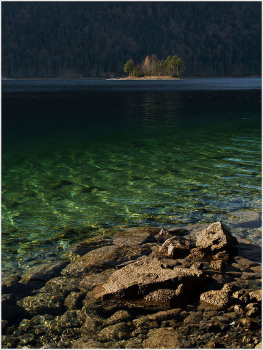 Eibsee lake