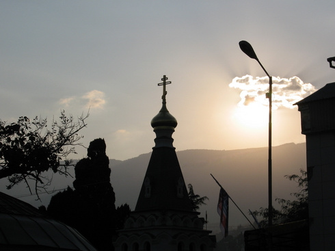 Ялта горы закат