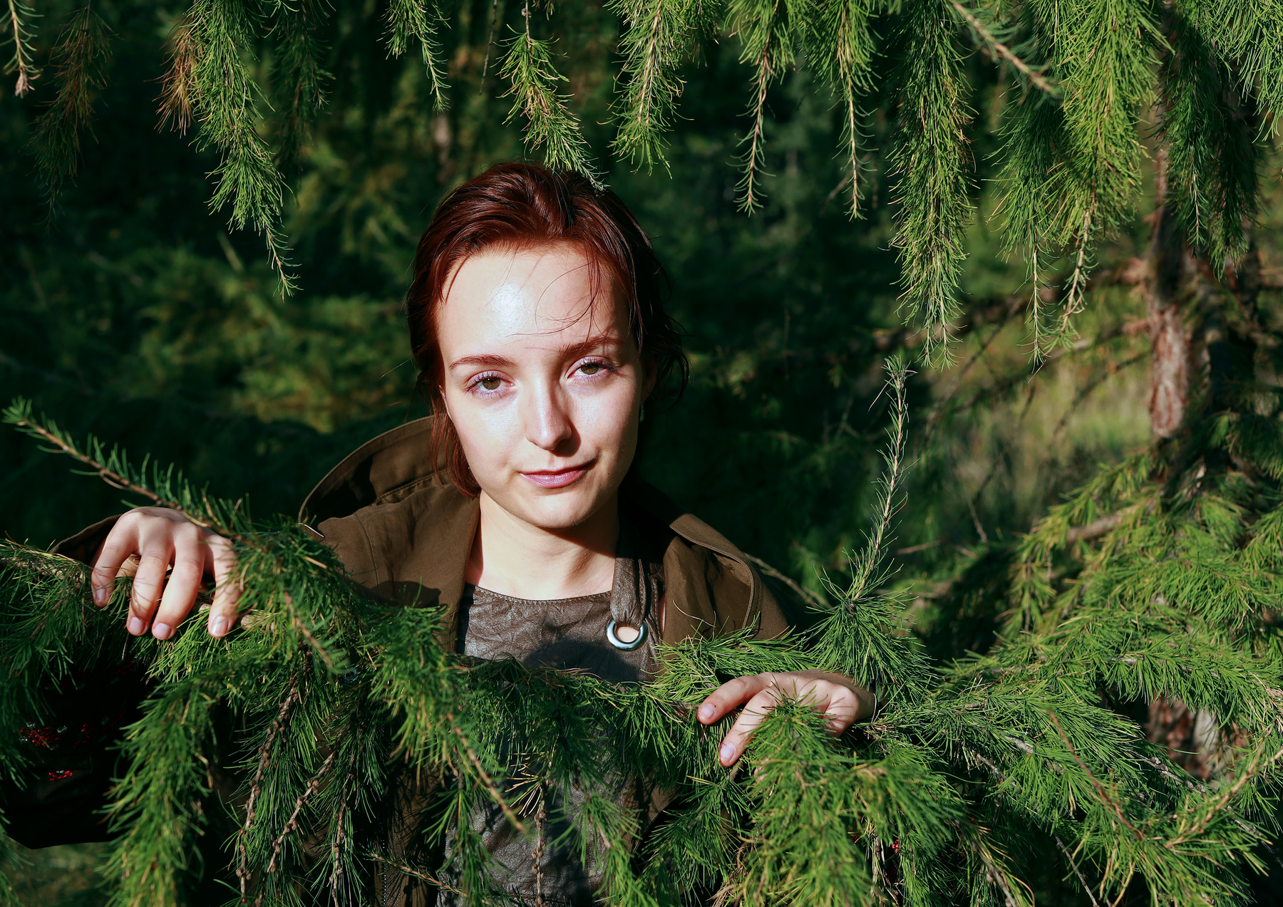 Алена Девушка лес