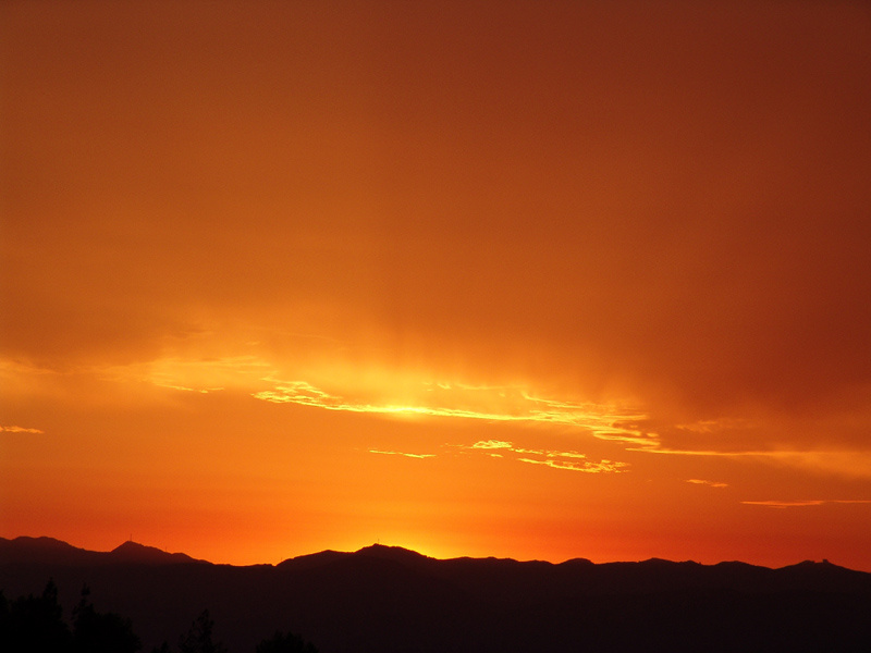 Sunset July 22 Sunset on summer night..