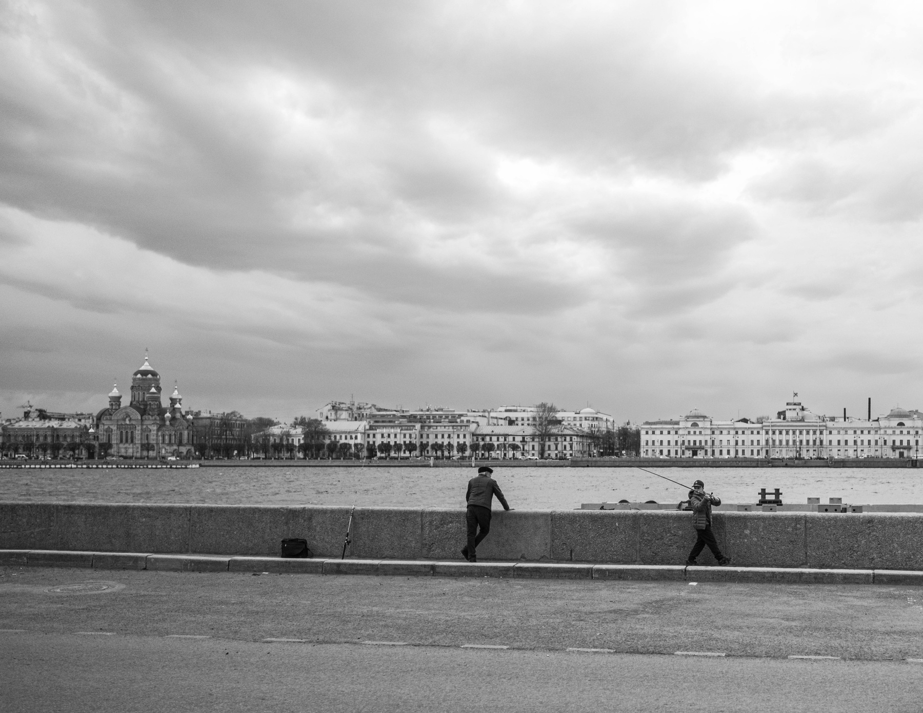 рыбаки Нева питер