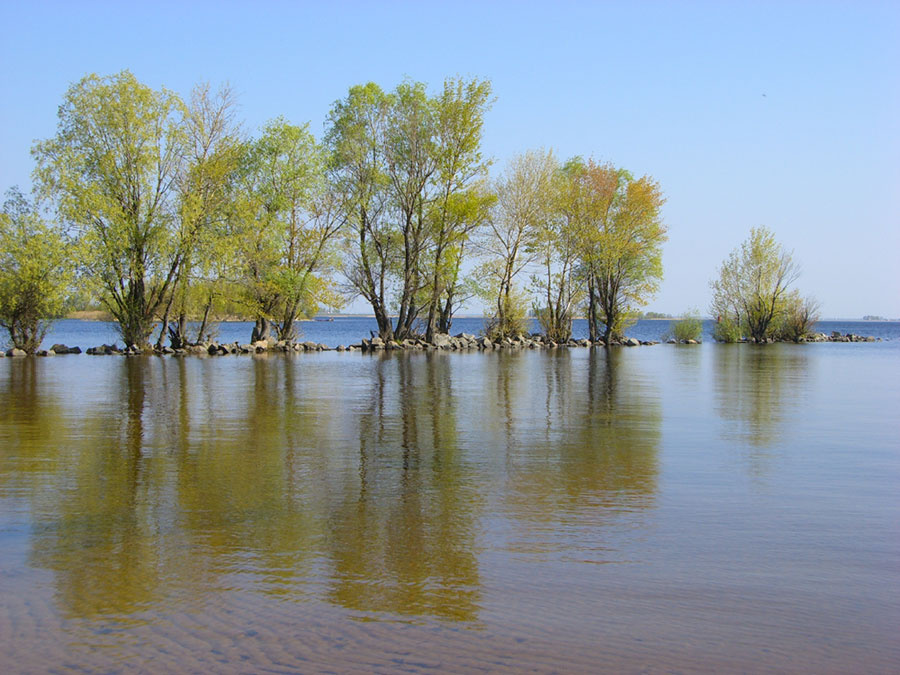 Днепр - Черкасское море Пейзаж, природа, река, Днепр
