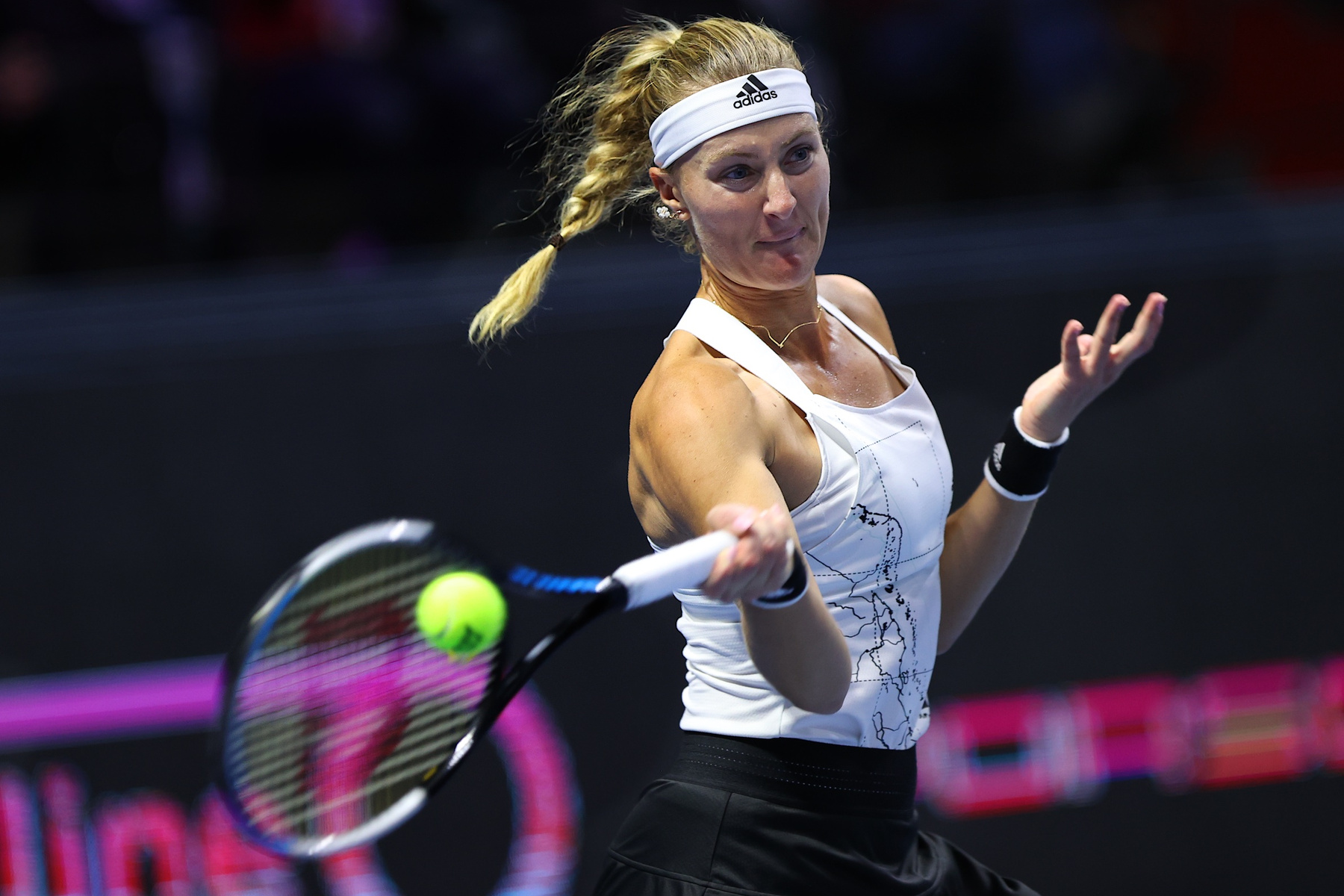 *** tennis WTA tour Mladenovic Petersburg player теннис мяч ракетка игрок alextennis