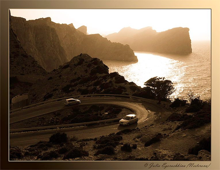 *** Mallorca Formentor Майорка мыс Форментор дорога
