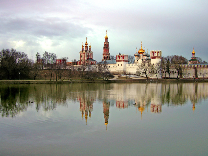 Пасхальное утро 2007 пасха новодевичий монастырь