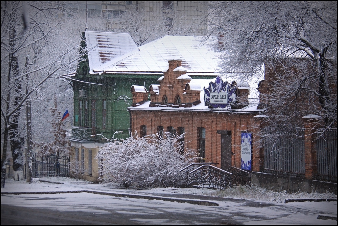Ночью выпал снег 