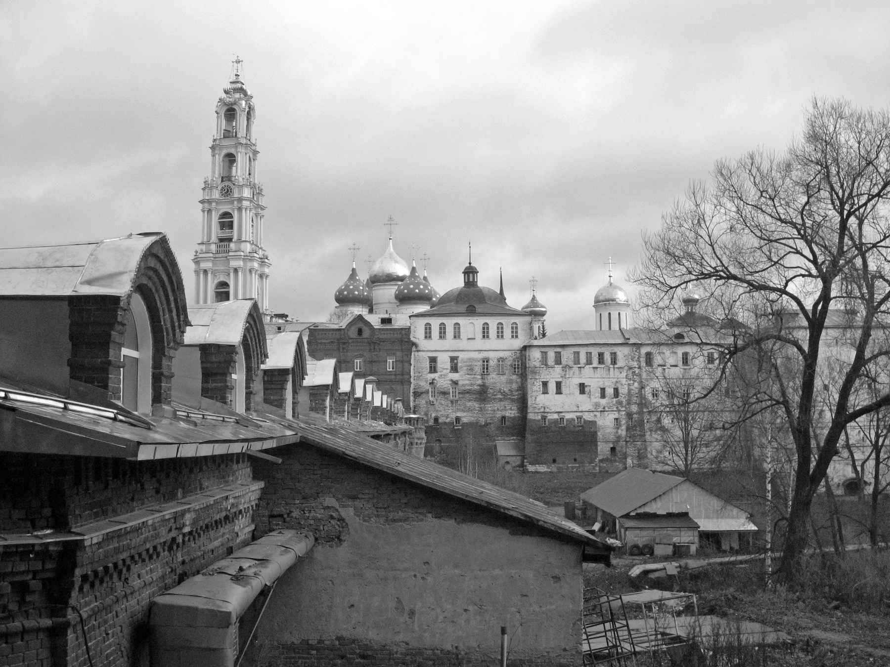Панорама Лавры. 17.11.2008 Москва Город Архитектура