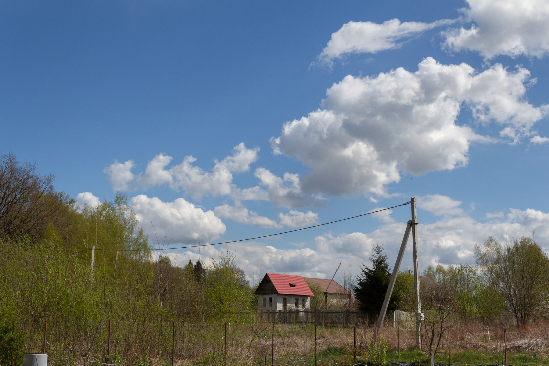 Районы, кварталы, жилые массивы ) пейзаж небо облака дом природа