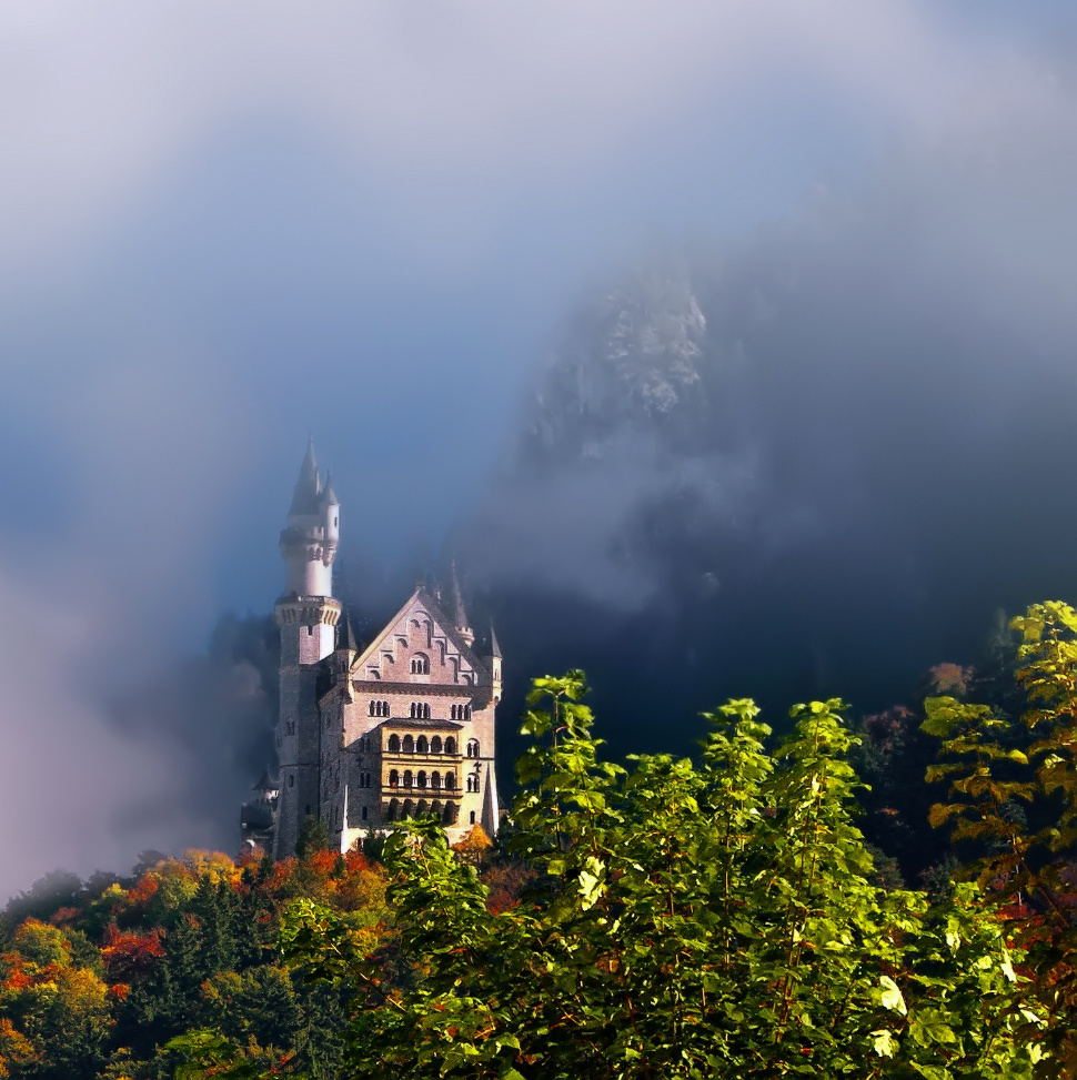 ***Замок Нойшванштайн (Schloß Neuschwanstein) 