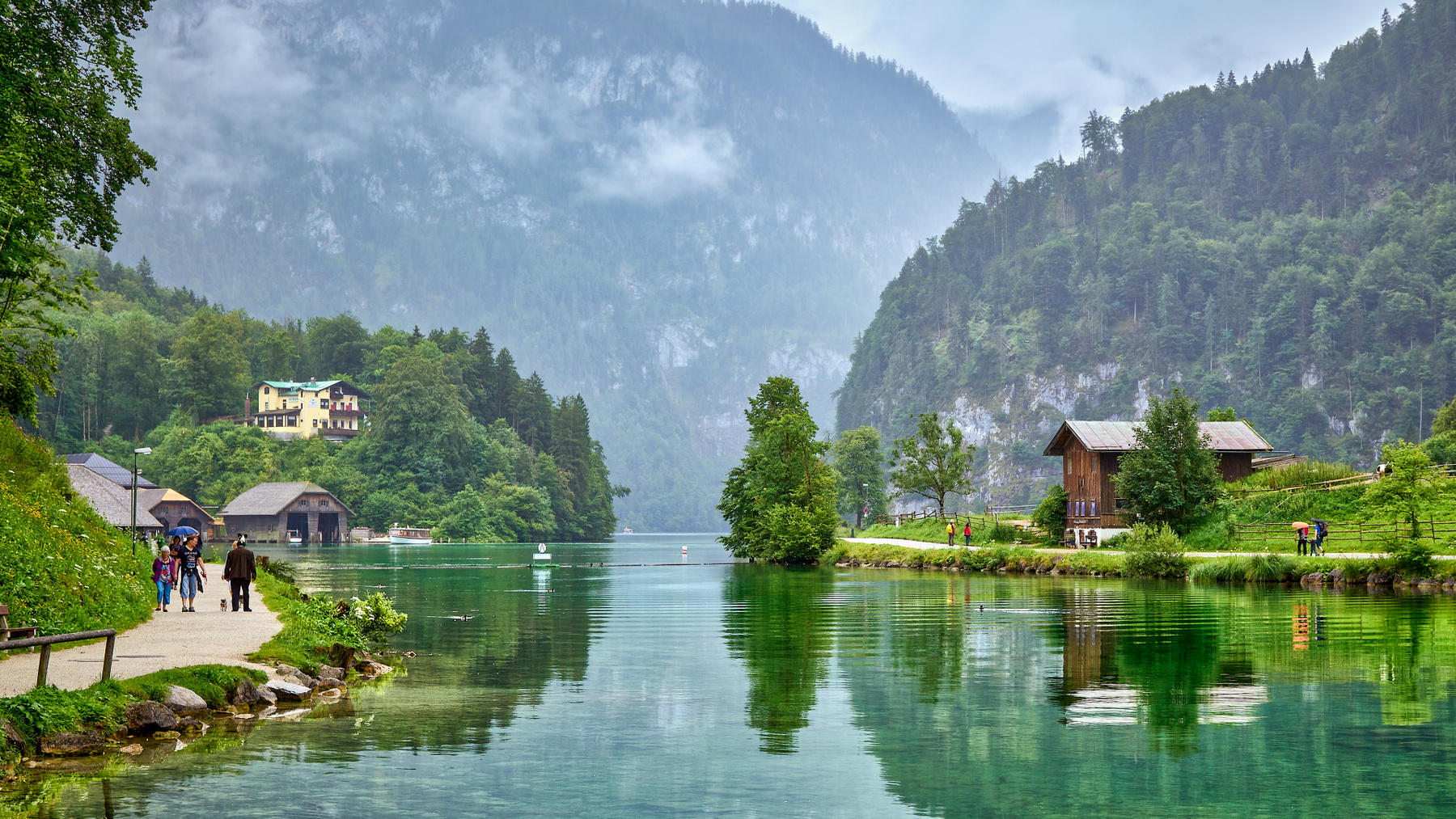 Кёнигсзее... Германия Бавария Кёнигсзее Königssee