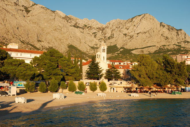 Baska Voda море горы хорватия