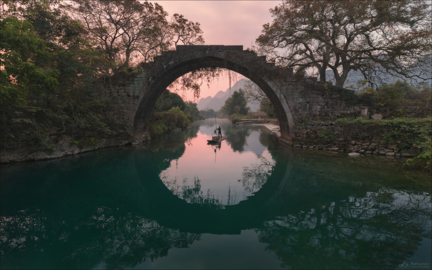 Провинциальный Китай китай china яншо Yángshuò Гуйлинь Guìlín Мост Фули fuli bridge фототур в фототуры 2026 phototravel.pro