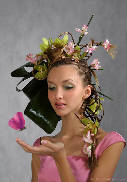Flowers 3 Студия девушка гламур анви