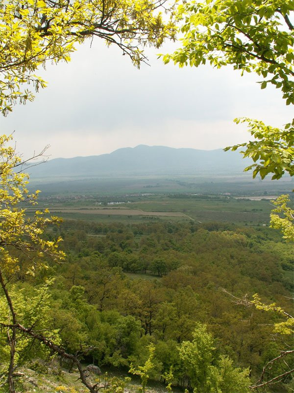 Окно Болгария Сопот горы