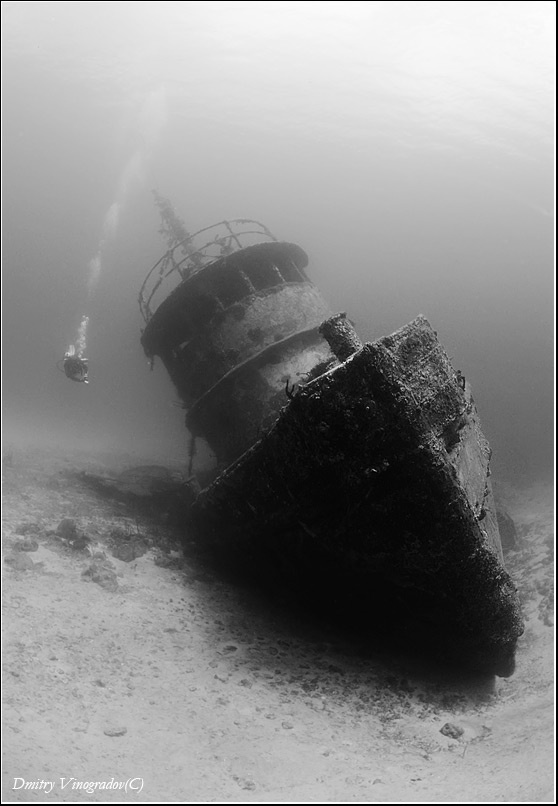Wreck outside, La Lemon Виноградов, море, wreck, карибское, глубина
