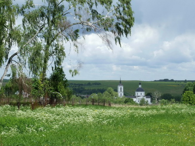 Новое село пейзаж село церковь