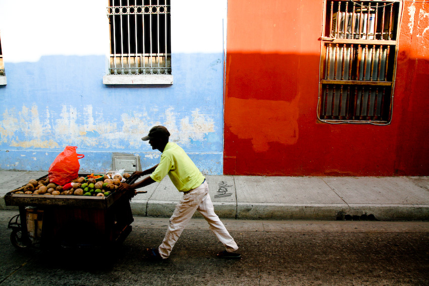 Rojo y azul Colombia
